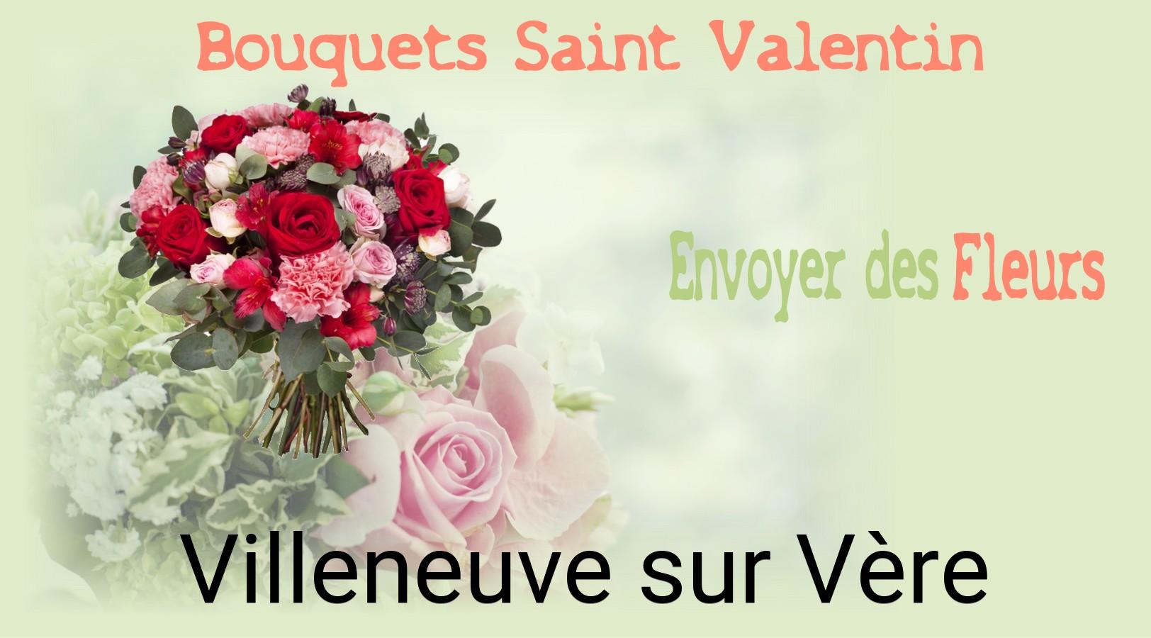 Roses de Saint-Valentin livrées à Villeneuve-sur-Vère